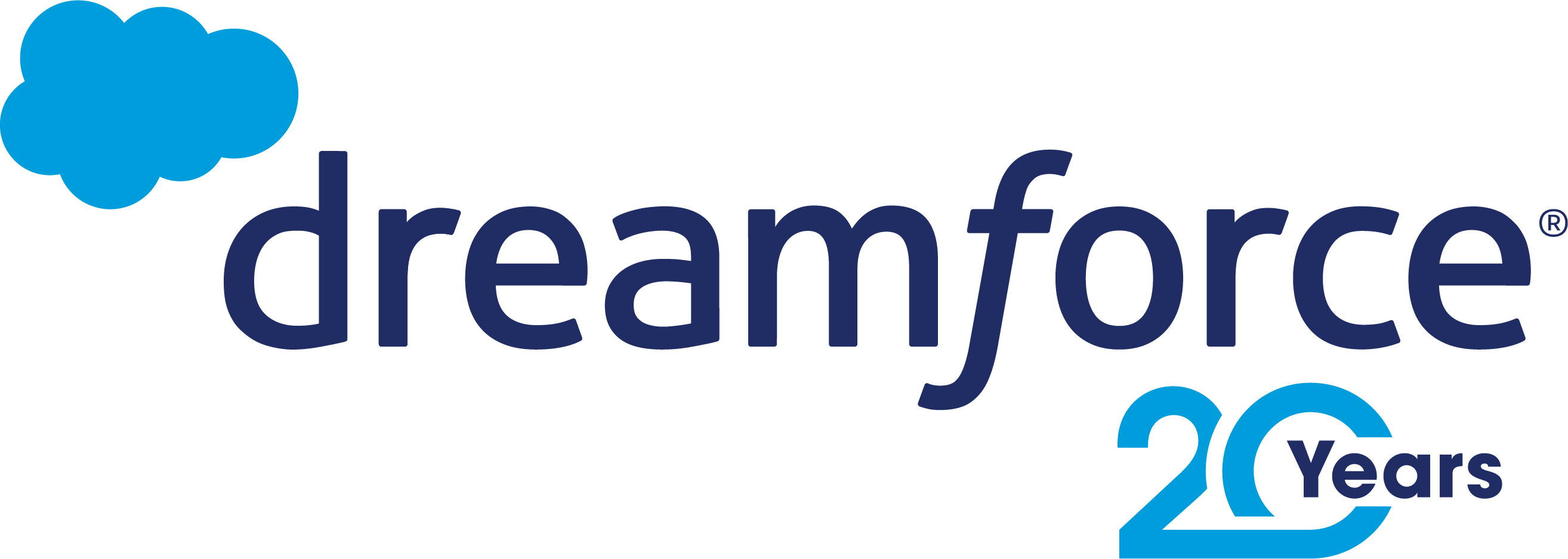 dreamforce 20 year logo