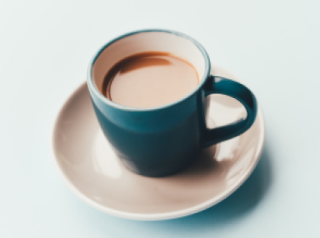blue teacup