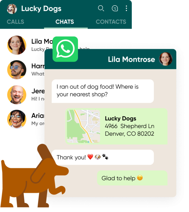WhatsApp messaging use case