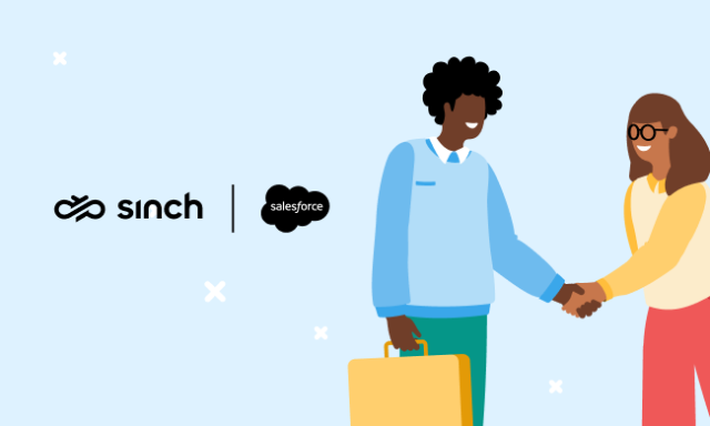 Salesforce and Sinch partnership