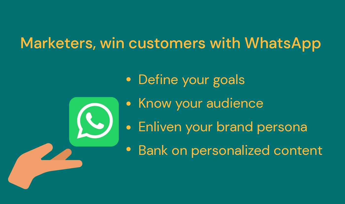 Marketers win customers with WhatsApp