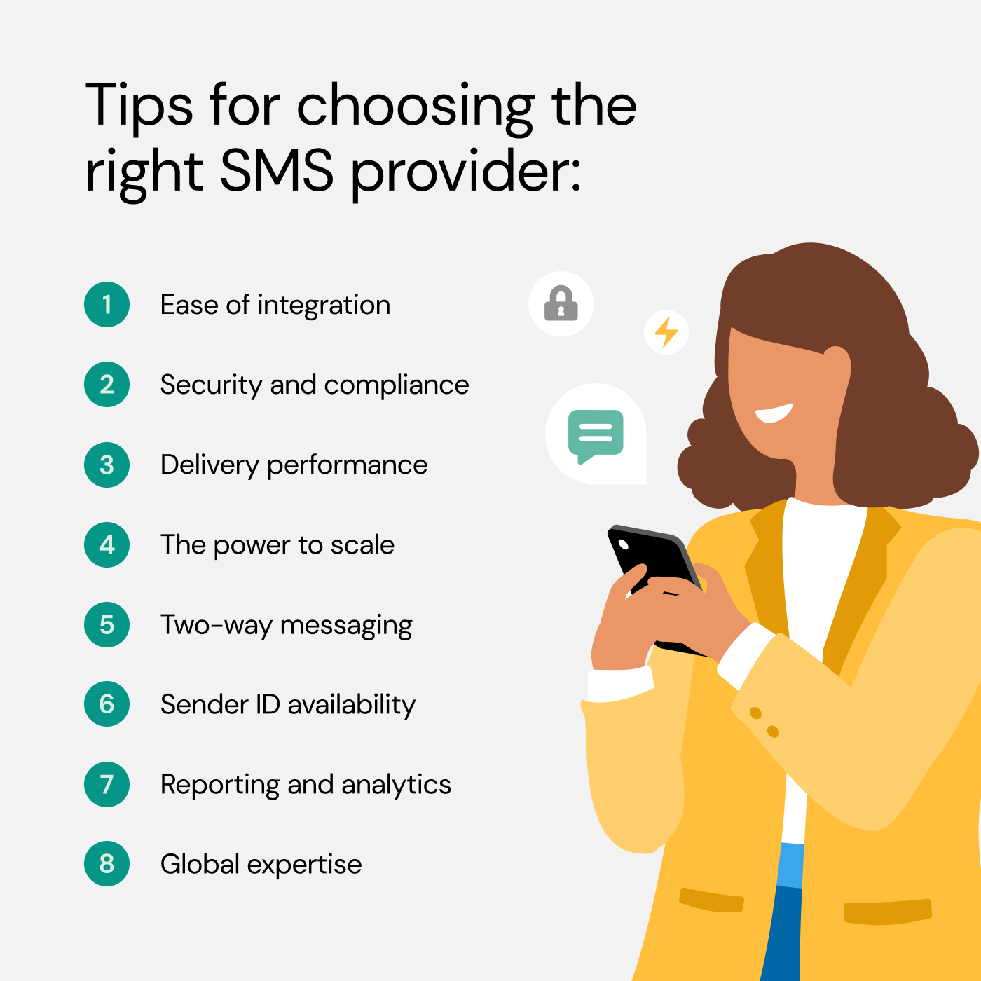 Eight tips for choosing the right SMS provider