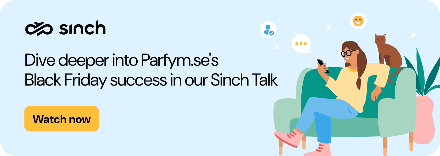 Parfym Sinch talk banner