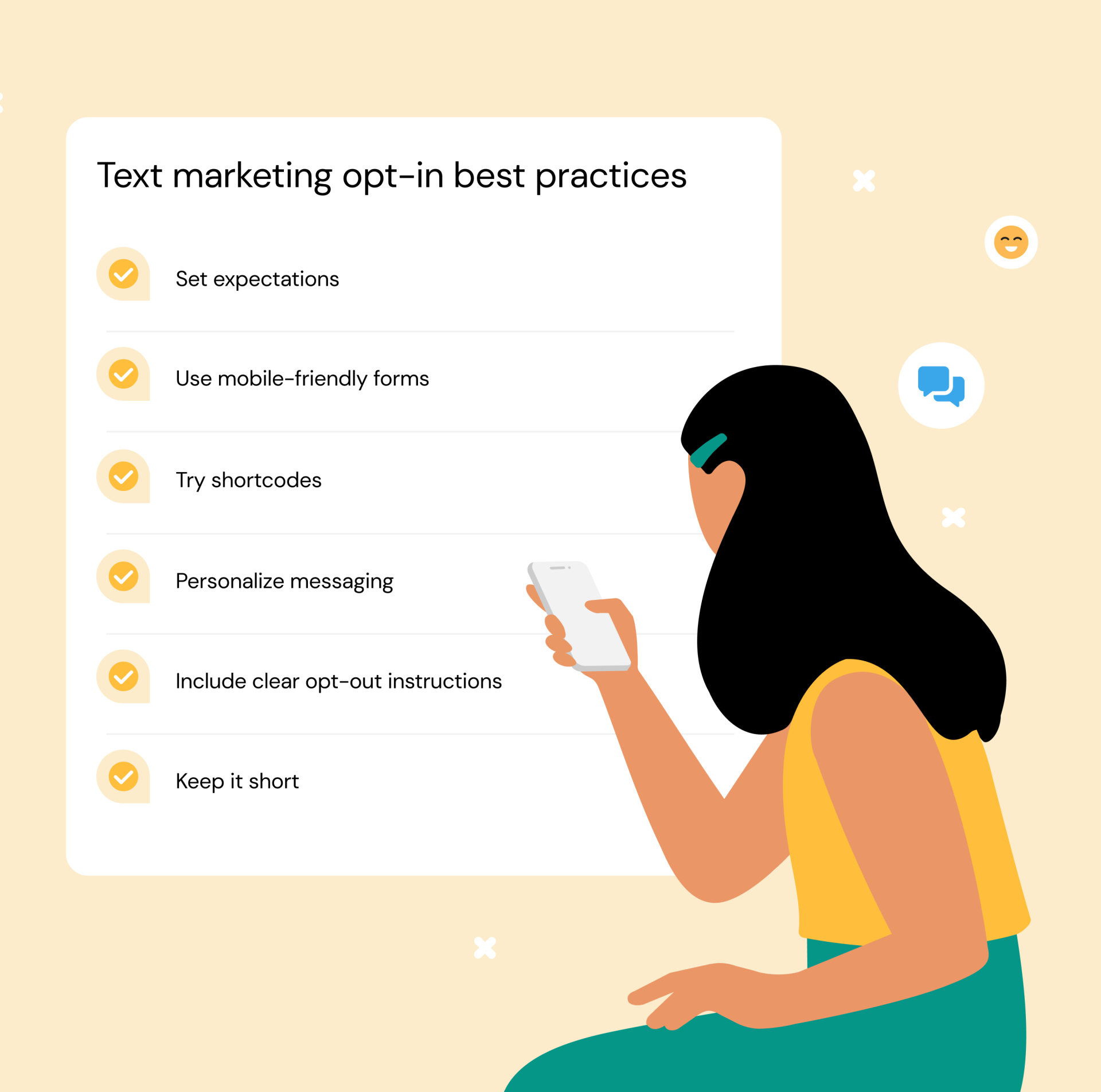 SMS opt-in best practices for getting started