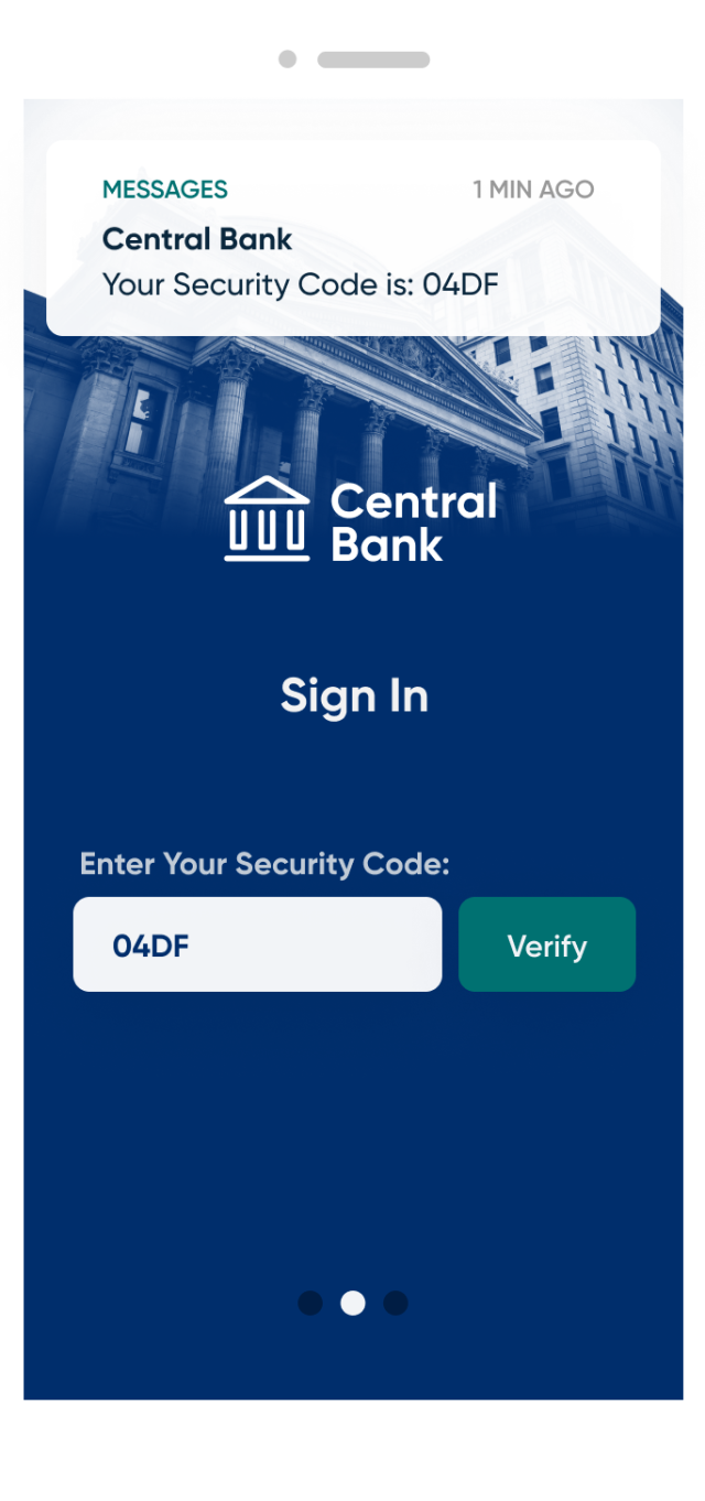 bank security alert