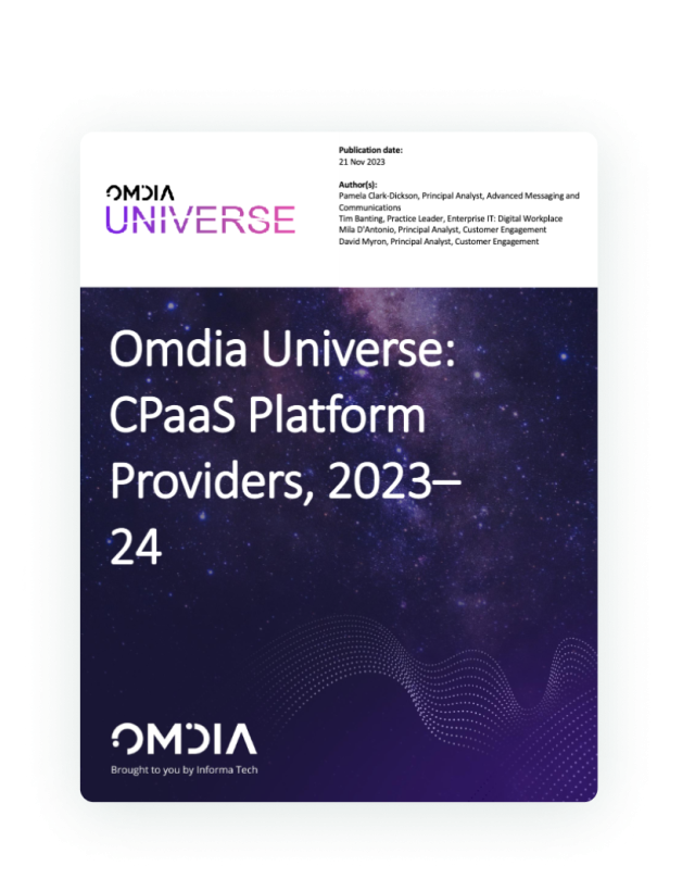 Omdia CPaaS Universe 2023